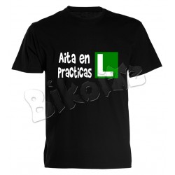 Camiseta "Aita en prácticas"