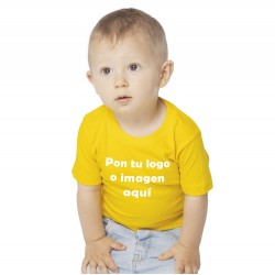 Camiseta Bebé Vinilo Manga Corta Personalizable