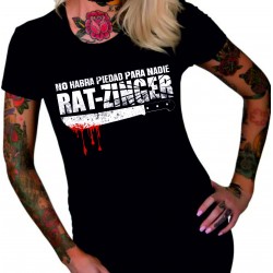 Camiseta Rat-Zinger "No habrá piedad" Chica