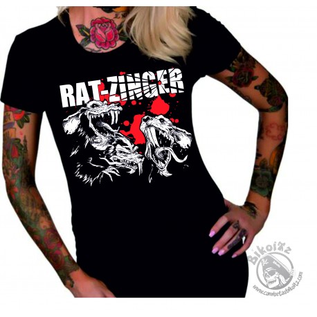 Camiseta Rat-Zinger "Ratas" chica