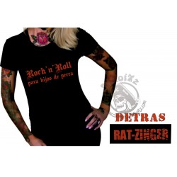 Camiseta Rat-Zinger "Hijos de Perra" Chica