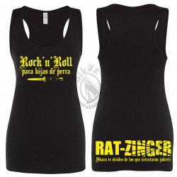 Camiseta Rat-Zinger 'Hijas de perra' chica